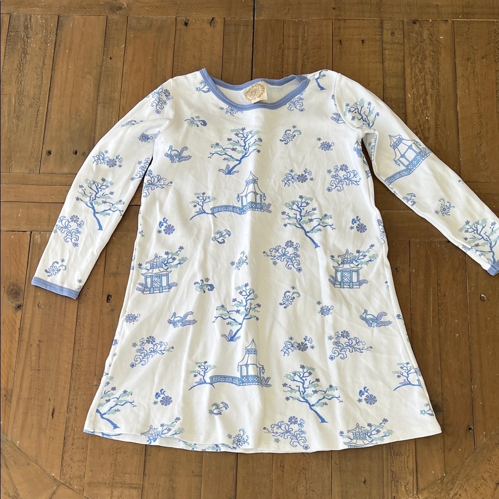 The Beaufort bonnet company pagoda print Polly play dress girls 9 preppy
